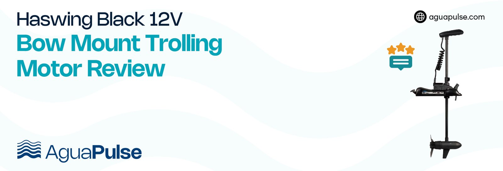 Haswing Black 12V Bow Mount Trolling Motor Review