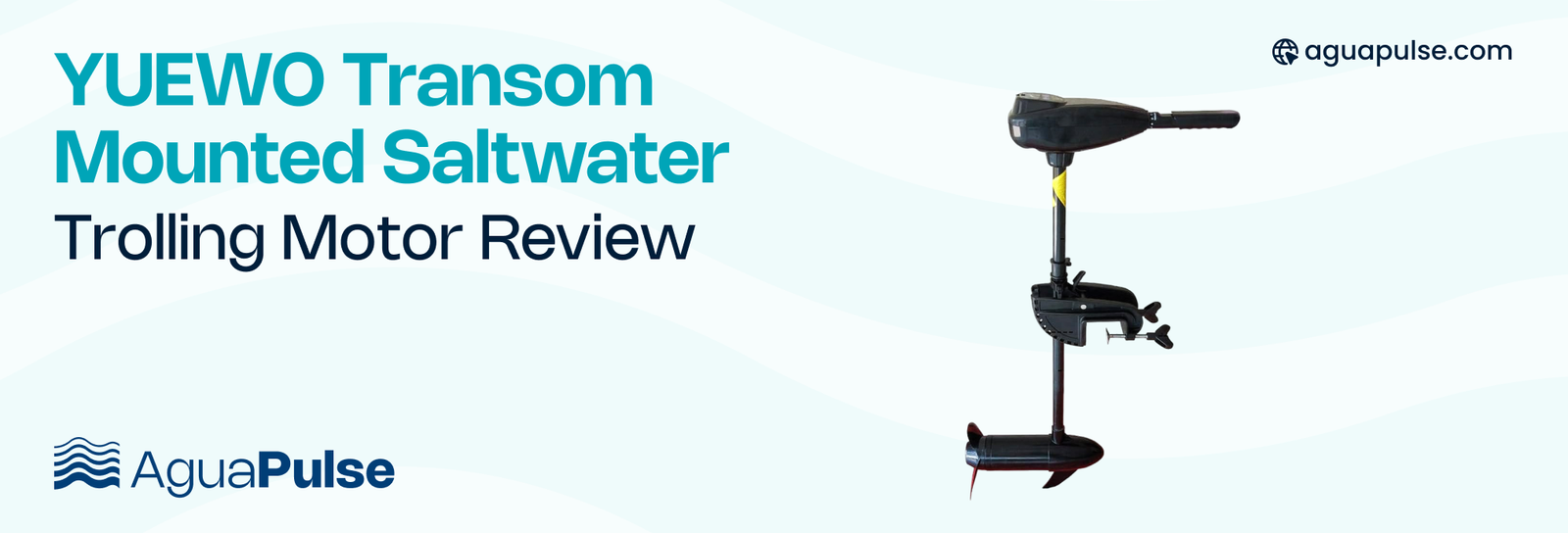 YUEWO Transom Mounted Saltwater Trolling Motor Review